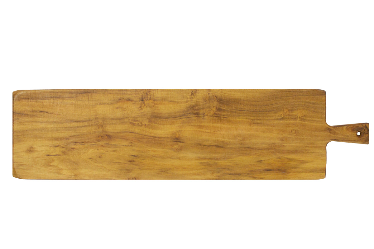 Houten Snijplank - Acacia met greep 80x20cm - Houten Snijplankjes