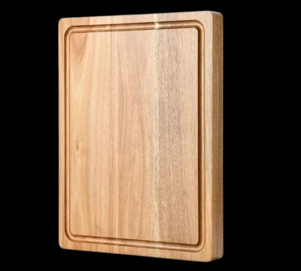 Acacia houten snijplank 41x31x4cm met groentekuil en sapgeul